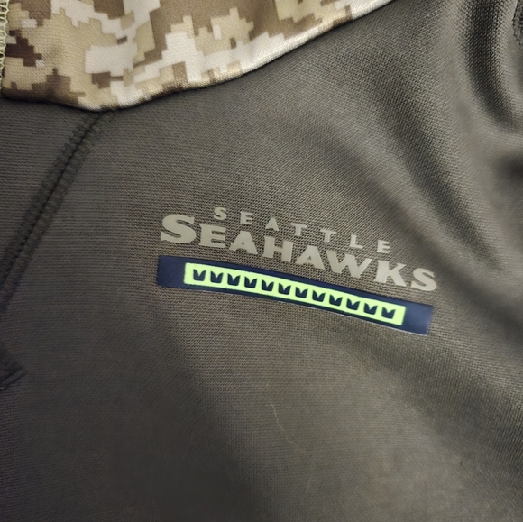 NFL Nike Salute to Service Seattle Seahawks Hoodie Sweatshirt Youth Medium - Picture 2 of 7